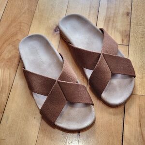 Jenni Kayne Cotton Crossover Sandal - 39
